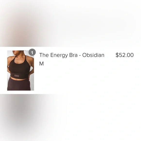 Balance Athletica Energy Sports Bra Obsidian - Picture 3 of 3